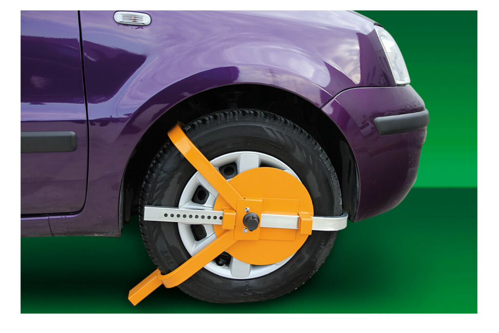 Wielvergrendeling LAMP WHEEL CLAMP antidiefstalbeveiliging voor wielen van 13–18 inch