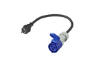 Adapter met Schuko-stekker en CEE-aansluiting 16A 230V ProPlus 373526 kabel 40cm