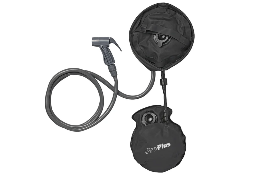 Draagbare reisdouche ProPlus 770407 mobiele douche met voetpomp 11 l