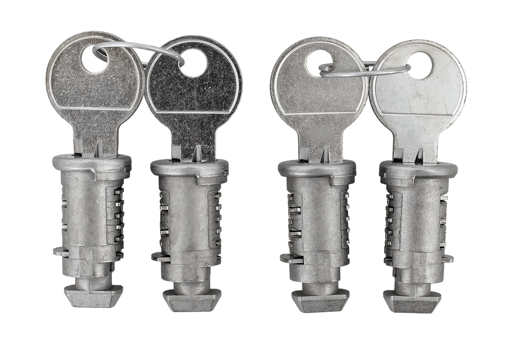 Set universele sloten en sleutels (4 stuks)