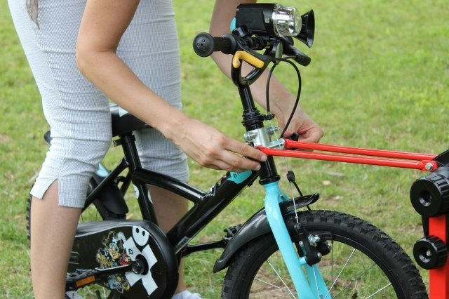 Trail Angel - trekstang voor een kinderfiets (rood)