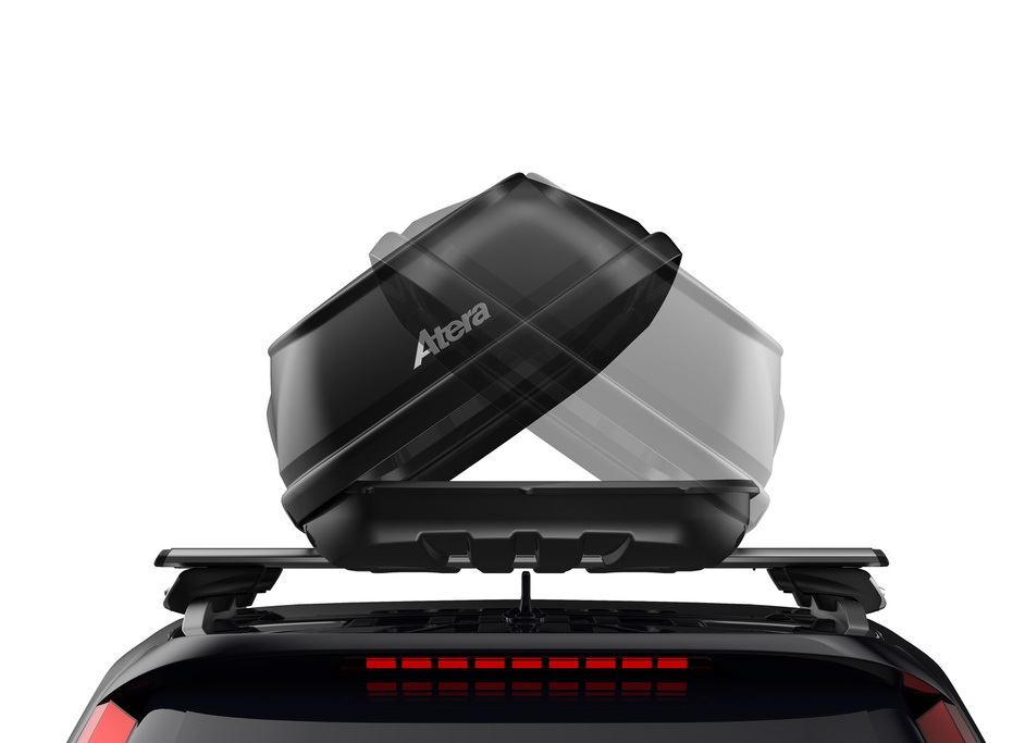 Atera Casar XL dakkoffer, zwart metallic