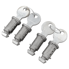 Set universele sloten en sleutels (4 stuks)