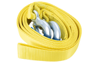 UNITRAILER sleepkabel met haken sleepband 5m/50mm/6t geel