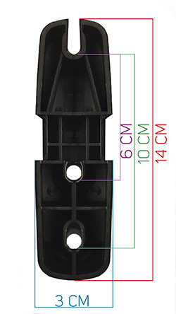 Flexi Fit universele klemmen (set van 4) - dakkoffermontage