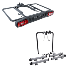 Inter Pack Re-Cargo trekhaakplatform + adapter voor het vervoeren van 2 fietsen