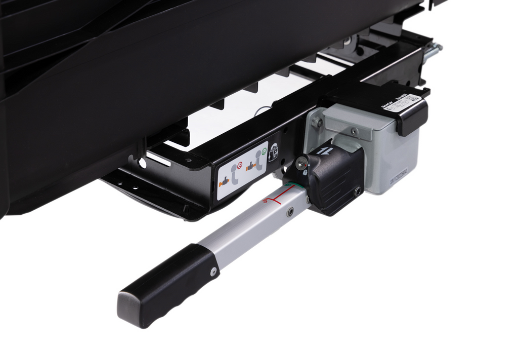 Towbox Alpha urban zwart - bagagebox voor montage op de trekhaak