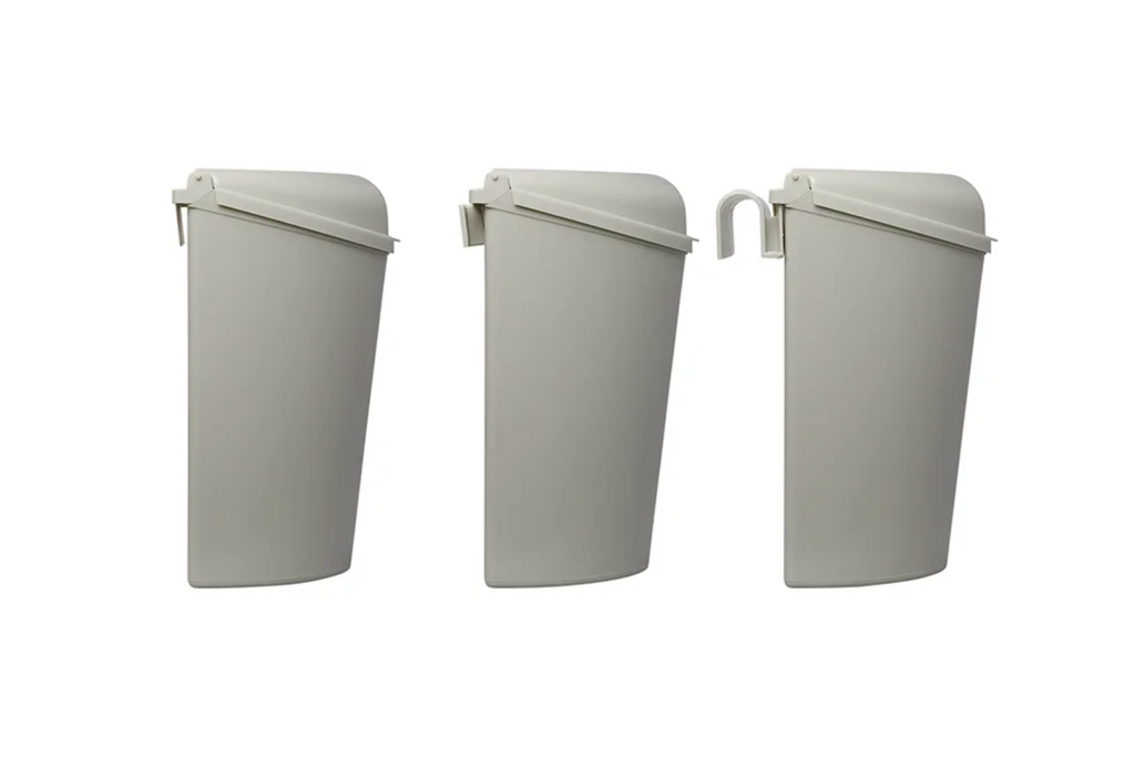 ProPlus 370402 afvalbak met deksel voor aanhangers en campers, 6 liter