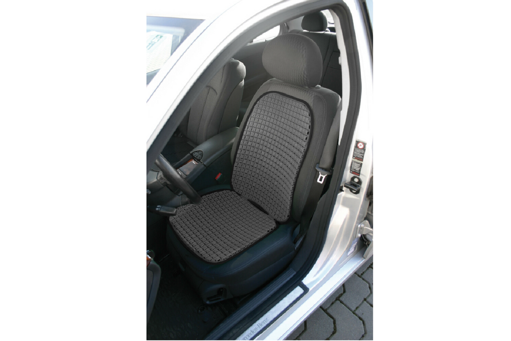 Ademend zitkussen LAMP Taxi Driver zwarte autostoelmat