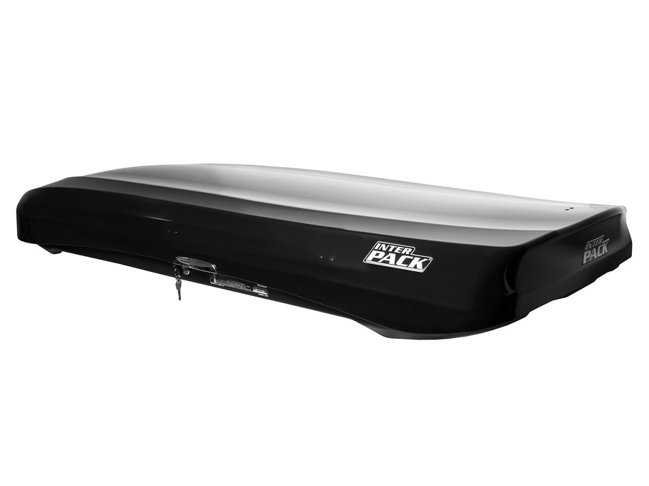 Inter Pack Skugga L 660 dakkoffer, glanzend zwart
