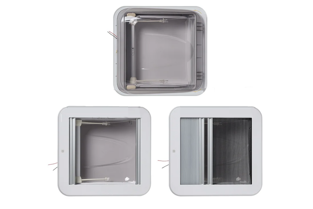 ProPlus 610905V01 camperdakraam met LED-verlichting 400x400mm