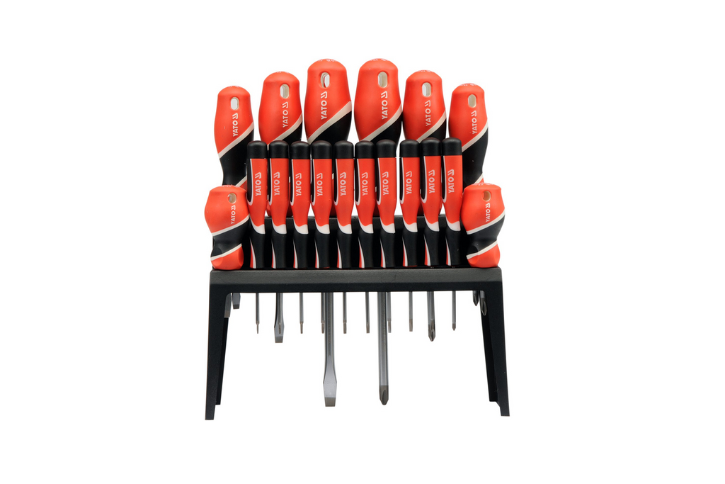 YATO YT-25982 18-delige schroevendraaierset met standaard