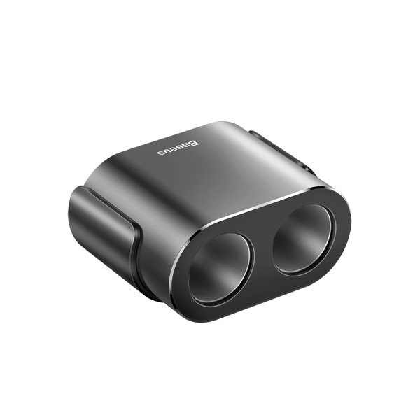 BASEUS hoogrendements autolader met 2x USB-poorten en 2x sigarettenaanstekeraansluiting, 80W