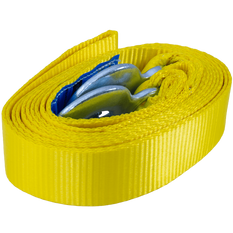 UNITRAILER sleepkabel met haken sleepband 5m/50mm/6t geel