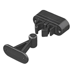 Caravan-/camperdeurvergrendeling ProPlus 362622V02BK zwarte veerbelaste handgreep voor het vasthouden van de deur