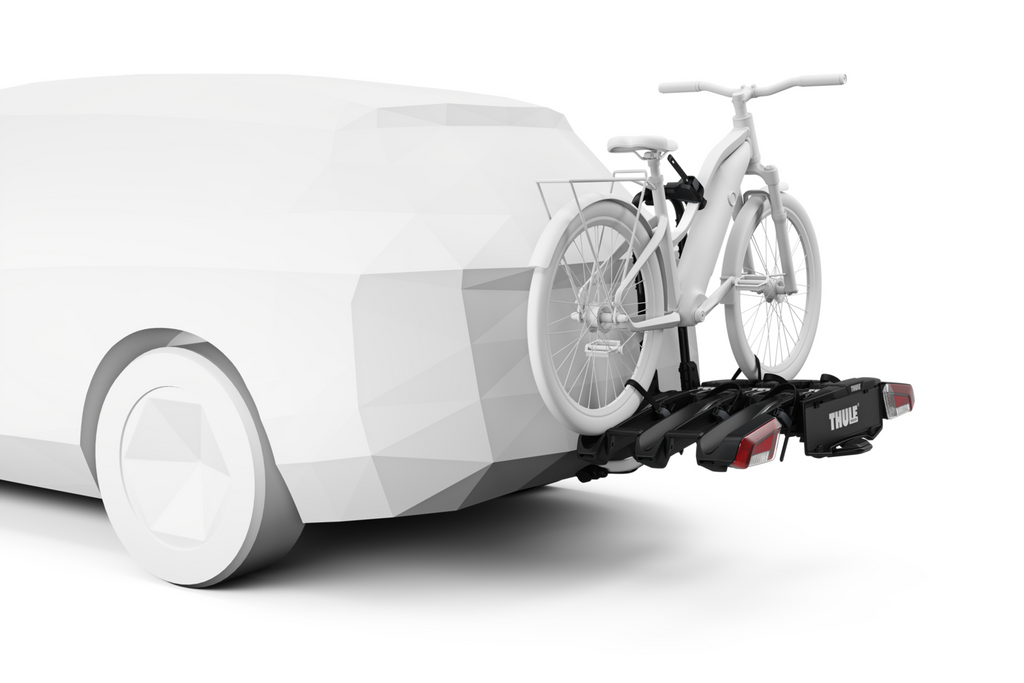 Thule EasyFold 3 - opvouwbare fietsendrager voor op de trekhaak, geschikt voor 3 fietsen (945100)