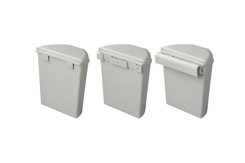 ProPlus 370402 afvalbak met deksel voor aanhangers en campers, 6 liter