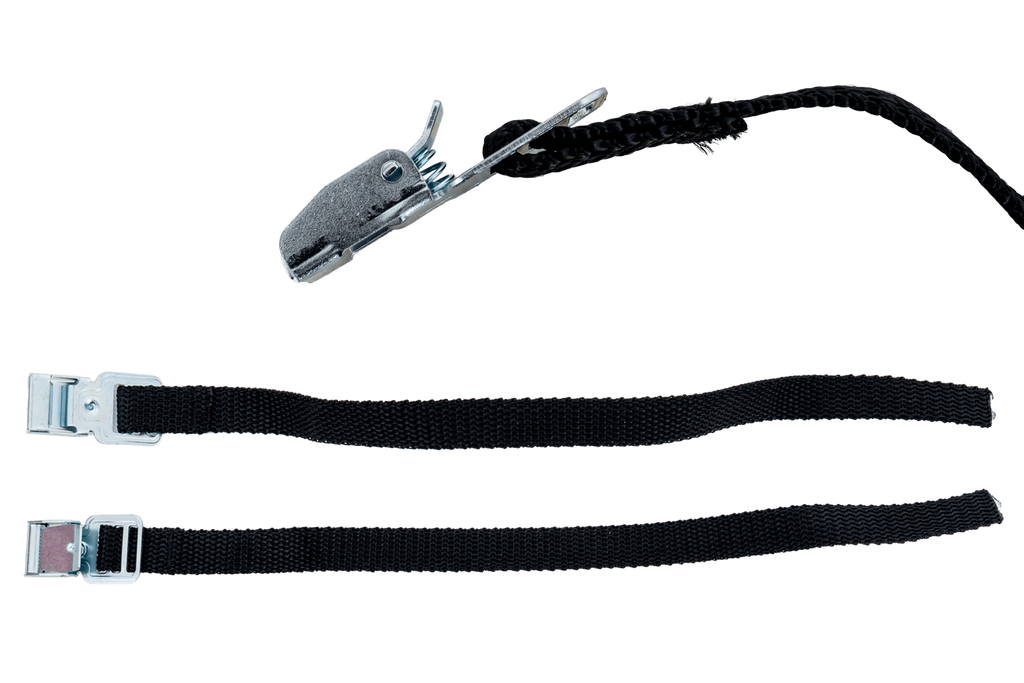 Bevestigingsriem voor het vastzetten van het wiel aan de Inter Pack Rosa fietsendrager.