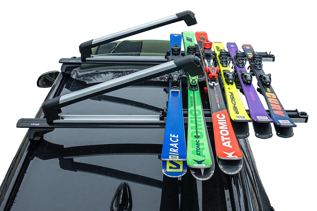 Inter Pack Frostline 6 - uitschuifbare aluminium houder voor 6 paar ski's of 4 snowboards