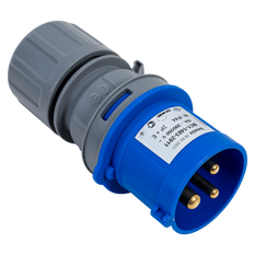 MANTES 3P elektrische stekker, mannelijke stekker, draagbaar, 16A, 230V