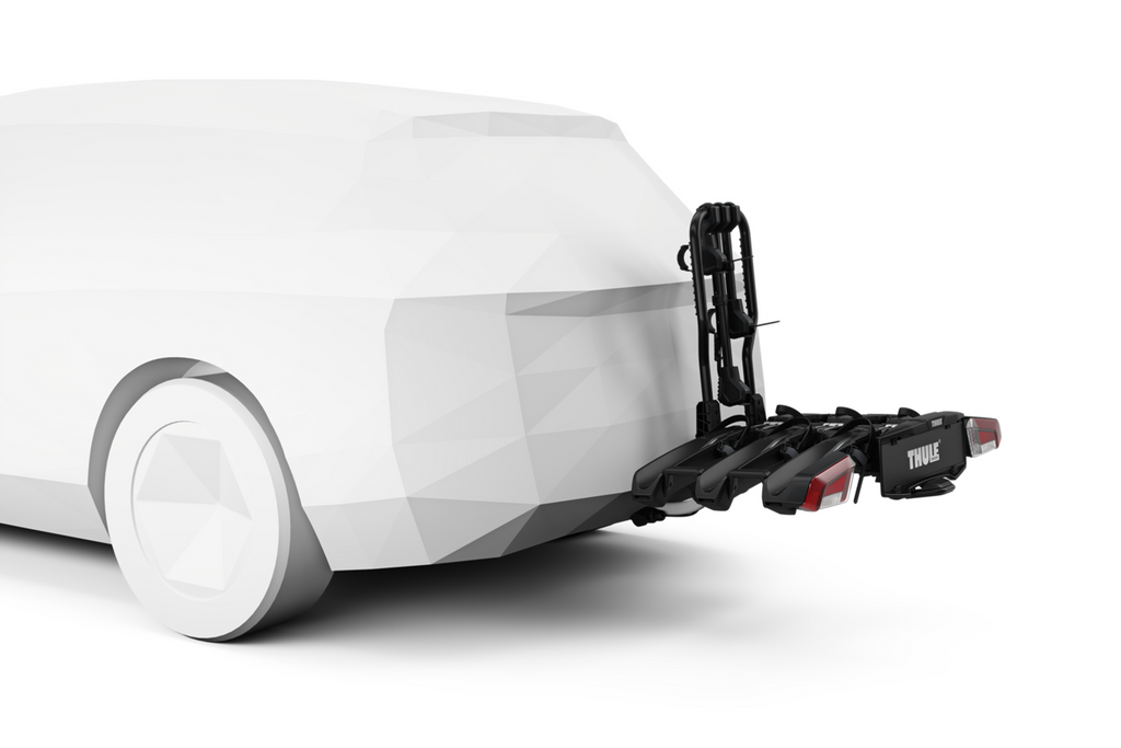 Thule EasyFold 3 - opvouwbare fietsendrager voor op de trekhaak, geschikt voor 3 fietsen (945100)