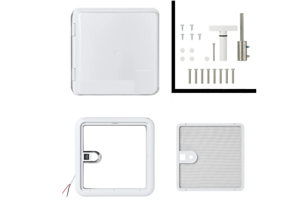 ProPlus 610900V01 dakraam/dakventilatie voor camper 280x280mm