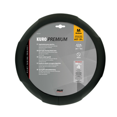 LAMPA KURO stuurwielhoes 37-39cm zwart