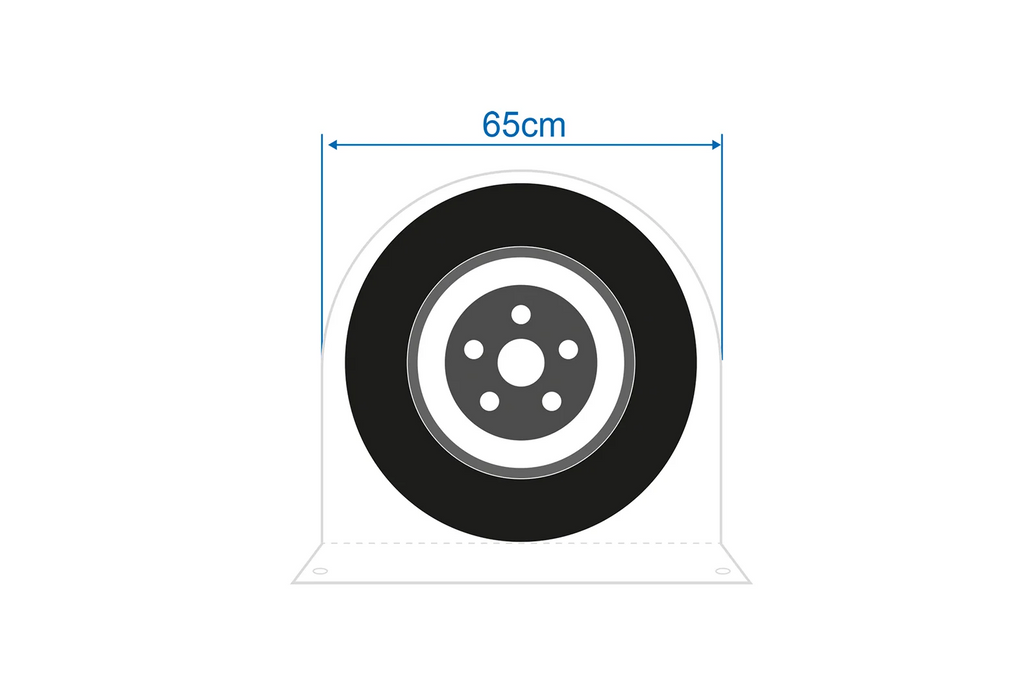 ProPlus 610312 wieldop voor een wiel met een maximale diameter van 65 cm.