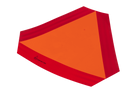 HERMON reflecterende sticker, waarschuwingsdriehoek voor langzaam rijdend verkeer, 300x120mm