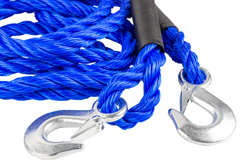 Sleepkabel met haken LAMPA sleepkabel 4m/18mm/5t blauw