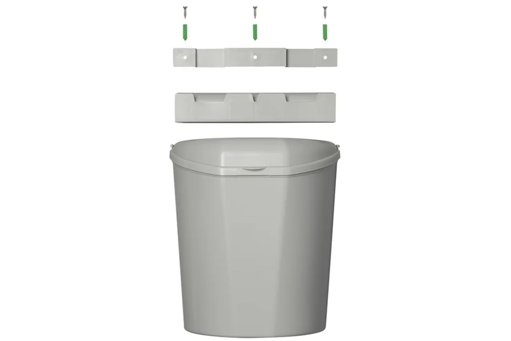 ProPlus 370402 afvalbak met deksel voor aanhangers en campers, 6 liter