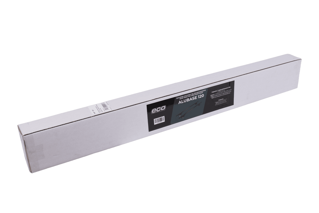 Eco Alubase 120 dakdrager - universele aluminium drager voor open dakrails (zwart)