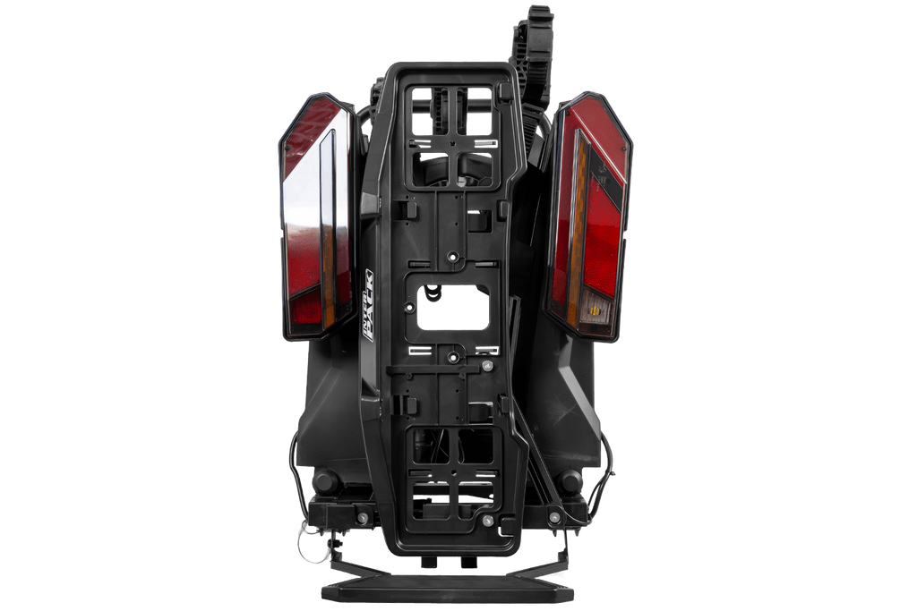 Inter Pack Velox 3 LED - opvouwbare fietsendrager voor op de trekhaak, geschikt voor 3 fietsen, met LED-verlichting