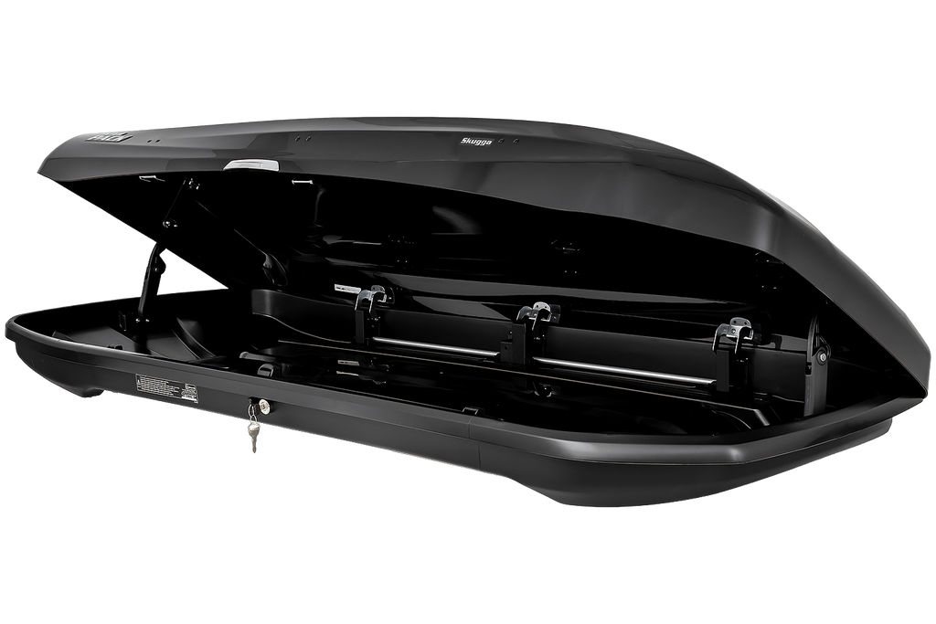 Inter Pack Skugga L 660 dakkoffer, glanzend zwart