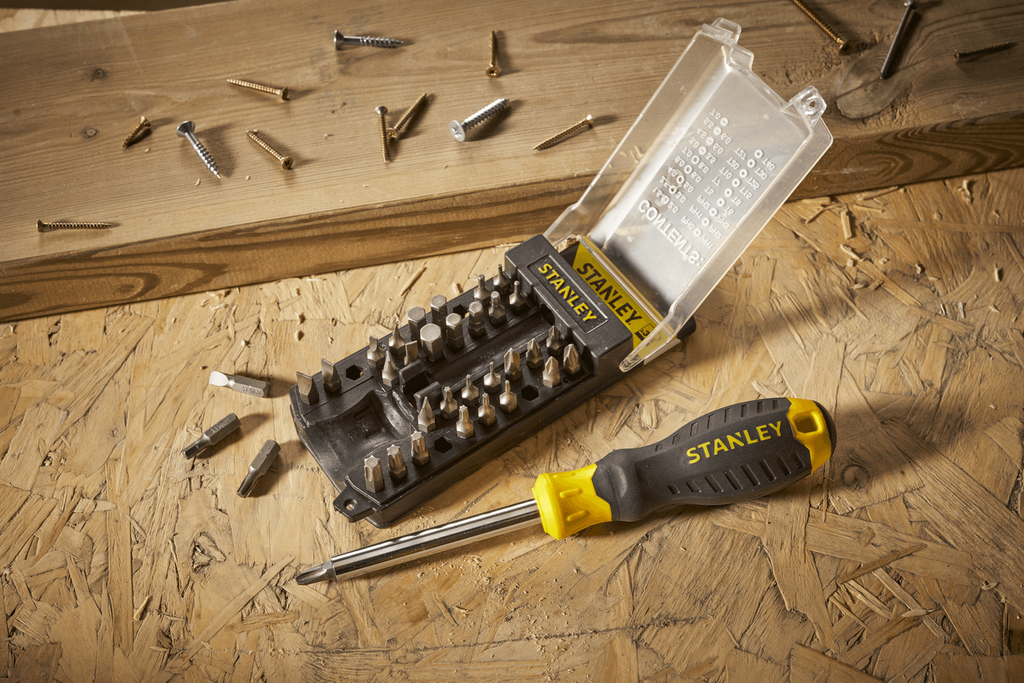 STANLEY MULTIBIT 34-delige schroevendraaierset met bits