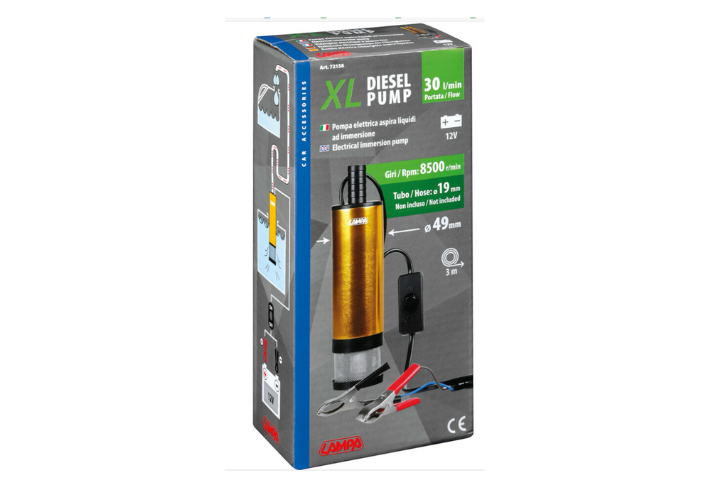 Elektrische dompelpomp LAMPA 12V 30L/min