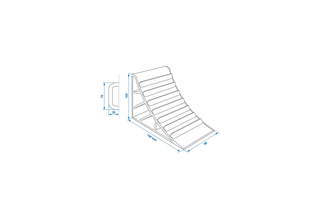 Set van twee ProPlus wielkeggen 341347 h:102mm 4000kg