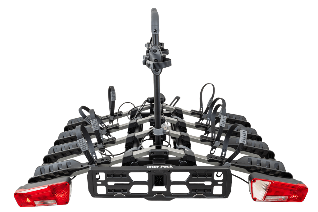 Inter Pack New Spider 4 - fietsendrager voor op de trekhaak, geschikt voor 4 fietsen