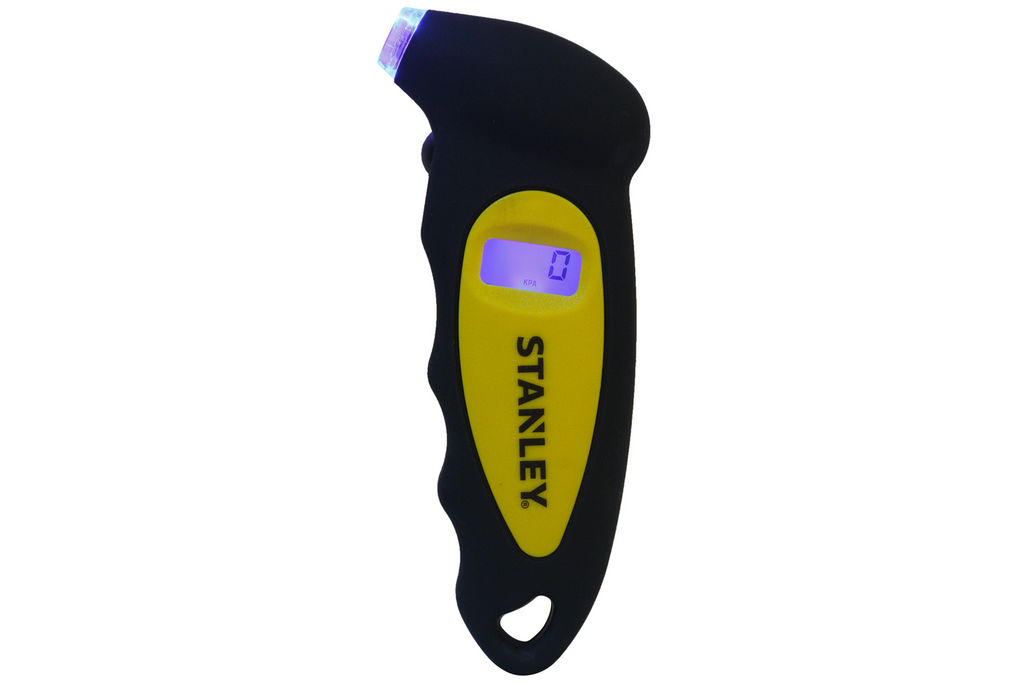 STANLEY digitale bandenspanningsmeter voor auto's, meetbereik 0-6,2 bar.