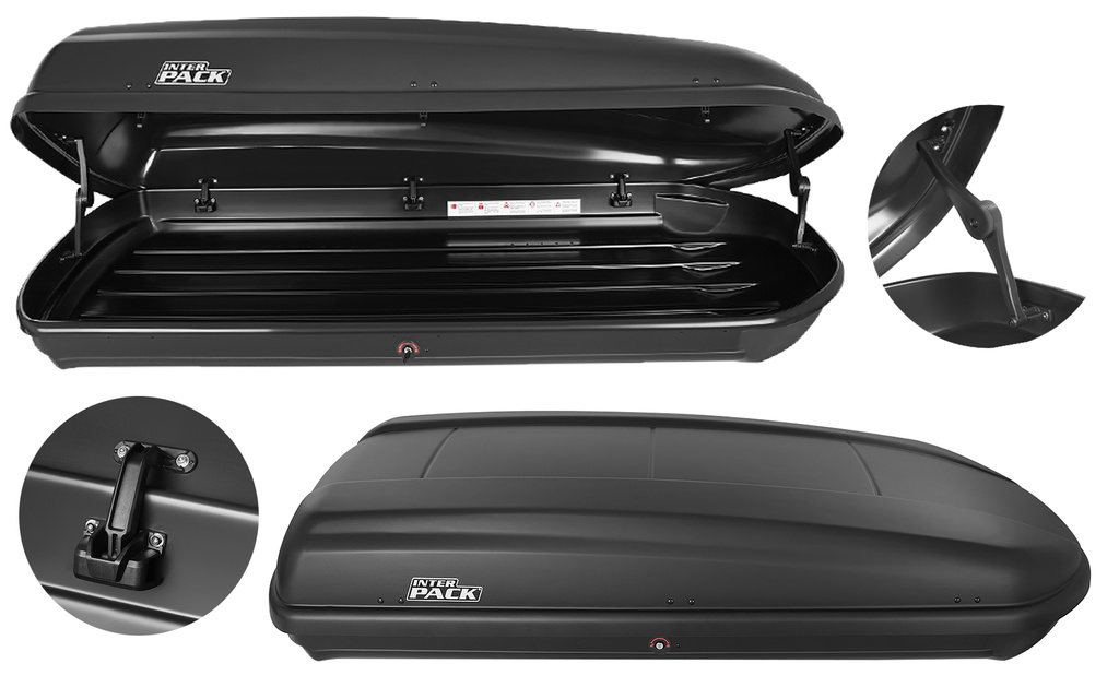 Inter Pack Torino dakkoffer, matzwart