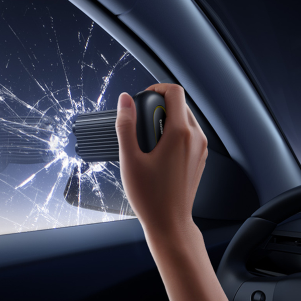 BASEUS GoTrip DT1 2-in-1 veiligheidshamer voor ramen, reddingsmes voor veiligheidsgordels