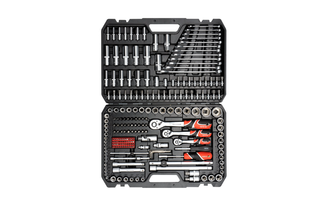 YATO YT-38841 gereedschapset 1/2'' 3/8" 1/4" 216 stuks.