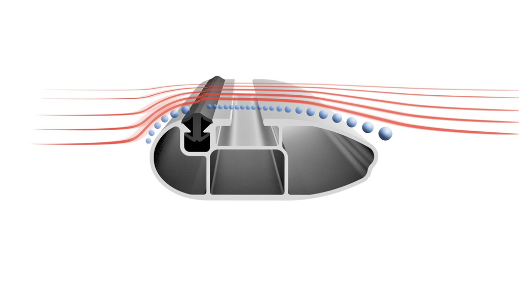 Atera Signo RT 048237 dakdrager voor rails (137 cm) aluminium