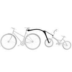 Trail Angel - Trekhaak voor kinderfiets - Zwart