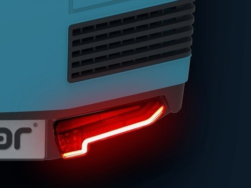 Towbox V3 Grey LED Edition - bagagebox voor op de trekhaak