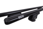 Eco Alubase 120 dakdrager - universele aluminium drager voor open dakrails (zwart)