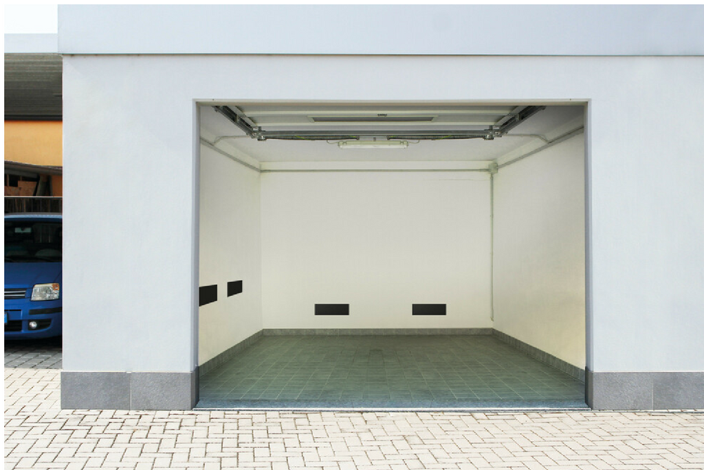 Set van vier beschermende wandpanelen voor de LAMPA Premium garage 40x15cm