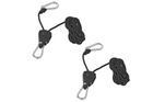 Set van twee ProPlus 320054 staalkabellieren, staalkabeltakel met ratel, 2,5 m, 68 kg