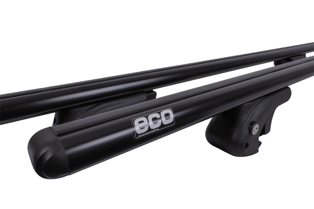 Eco Alubase 120 dakdrager - universele aluminium drager voor open dakrails (zwart)