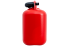 10L HERMON plastic jerrycan met trechter, rood